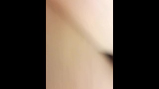 Hotel maid caught me coming out of the shower and asked for the dick