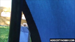 Public fucking at music festival in Hungary