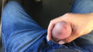 Real Public Quickie Handjob In Mini Bus, She Like it!