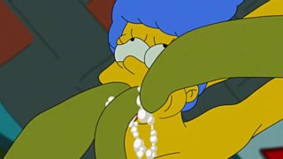 Simpsons porn Marge Simpson and tentacles