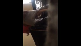 Spying on his sister and her boyfriend