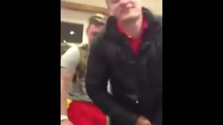Straight Drunk English Soldier Dared To Suck His Mate’s Cock
