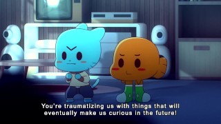 World of Gumball Parody: Nicole Watterson Selfcest (by Manyakis)