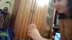 a naive 18 years old teen sucking my cock