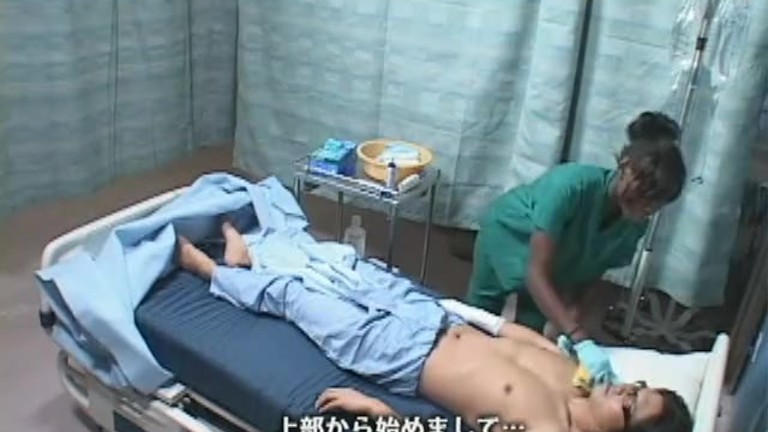 AMBW Asian Japanese guy fucks black ebony girl in hospital