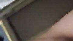 Beautiful Iranian girl show her body in toilet