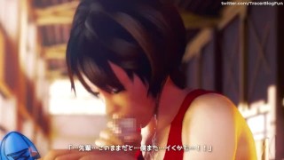 Best 3D Hentai SPORTS GIRL fetish sportUniform paizuri handjob oral crempie