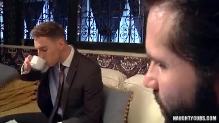 Big dick gay anal sex and facial