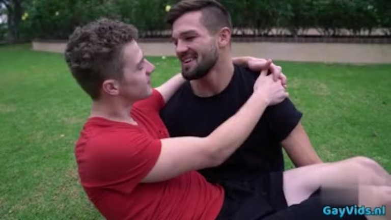 Big dick gay flip flop with facial