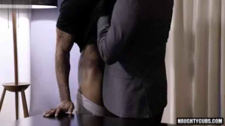 Big dick gay interracial with cumshot