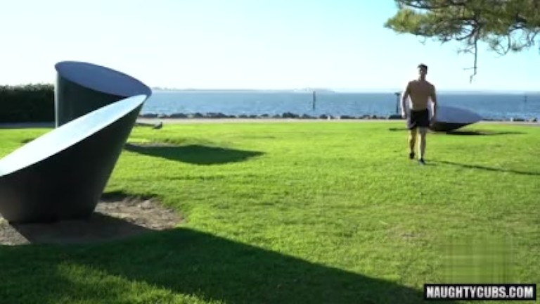 Big dick gay rimjob with cumshot