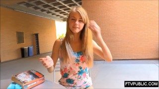 Big pussy lips teen in school campus