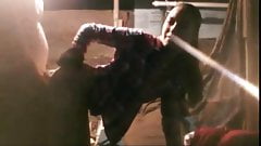 British humanitarian worker in refugee camp in the Calais