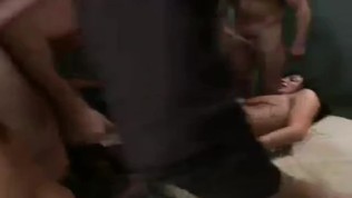 Brutal Double Penetration Gangbang