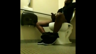 caught in public bathroom