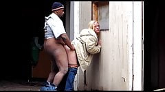 Cheap Prostitute Katie Fucked in Street