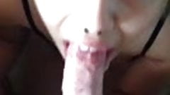 CUTE 18 YEAR OLD DEEP THROATS BIG COCK