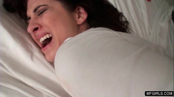 Cute babysitter experiencing her first painful anal bang