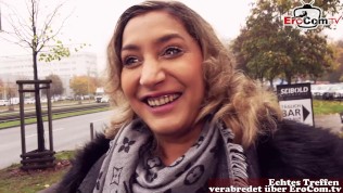 Deutsche Türkische Schlampe abgeschleppt – german public pick up street casting with turkish slut pov