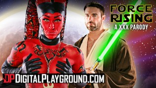 DigitalPlayground – Cosplay teen Kleio Valentie get painted up and fucked in Starwar’s porn parody