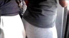 Encoxada 67: dis teen looked back to see my third leg.