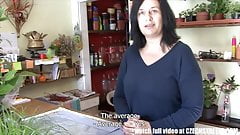 F-Sized Tits Mature Get Fucked in Flower Store