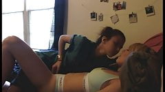 Girl Fingers And Licks Her Girlfriend To A Squirting Orgasm