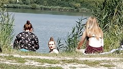 Girls watching a naked guy – part II