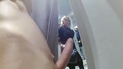 Handjob Milf Dressing Room