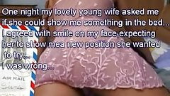 His wife’s surprise