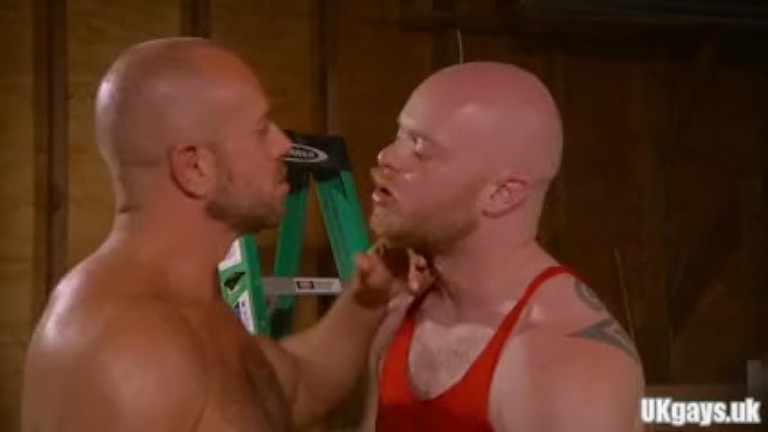 Hot daddy fetish and facial