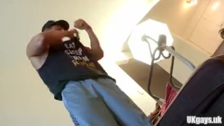 Hot gay rimjob with cumshot