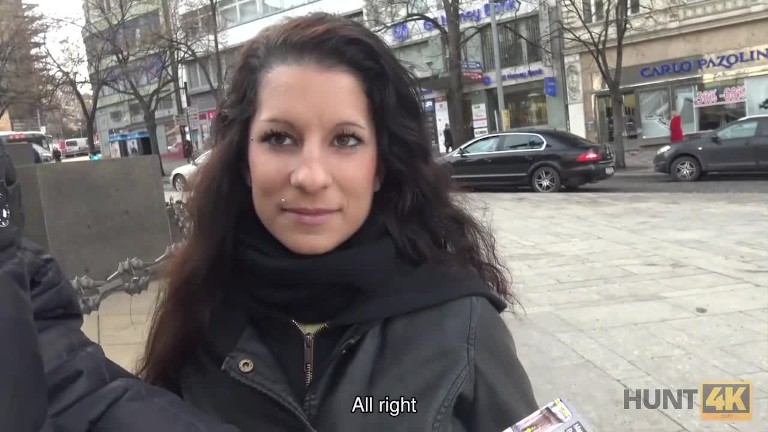 HUNT4K. Sex for money makes hunter happy and slutty teen girl rich