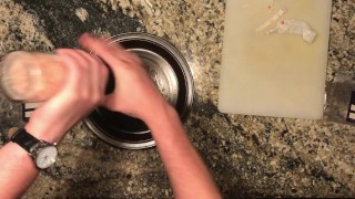 I make a steak while I reminisce of the past as neighbors fuck next door.