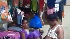 Indian horny aunty cheating with neighbor