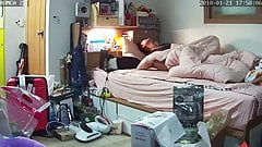 Ipcamera caught Korean girl masturbation