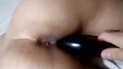 Iran Persian Fucks his Wife with Eggplant Inserting Pussy MA