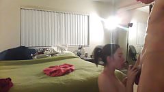 Jamie fucks his big cock for the first time