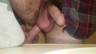 Just some butt play and cum shot.