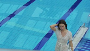 Katy Soroka hairy teen underwater