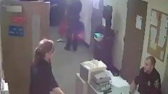 mature female cop humilates guy