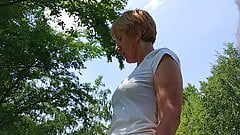 Mature woman and naked guy