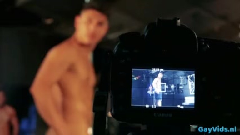 Muscle gay anal sex and facial