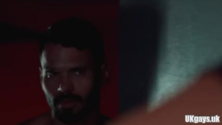 Muscle gay flip flop with cumshot