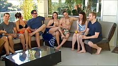 New young couple goes to a swingers party for the first time