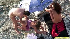 Nudist Swinger Muilfs Getting Fucked At The Beach Spycam Voy