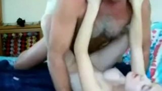 Old Man Fuck Teen Hard In Bed