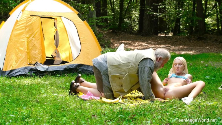 Old-n-Young.com – Lovita Fate – Mushroom hunter picks up blonde pussy