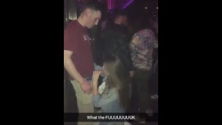 PUBLIC SEX – Streaming a blowjob for all the world to see (looks staged)