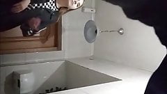 Russian girl toilet happy